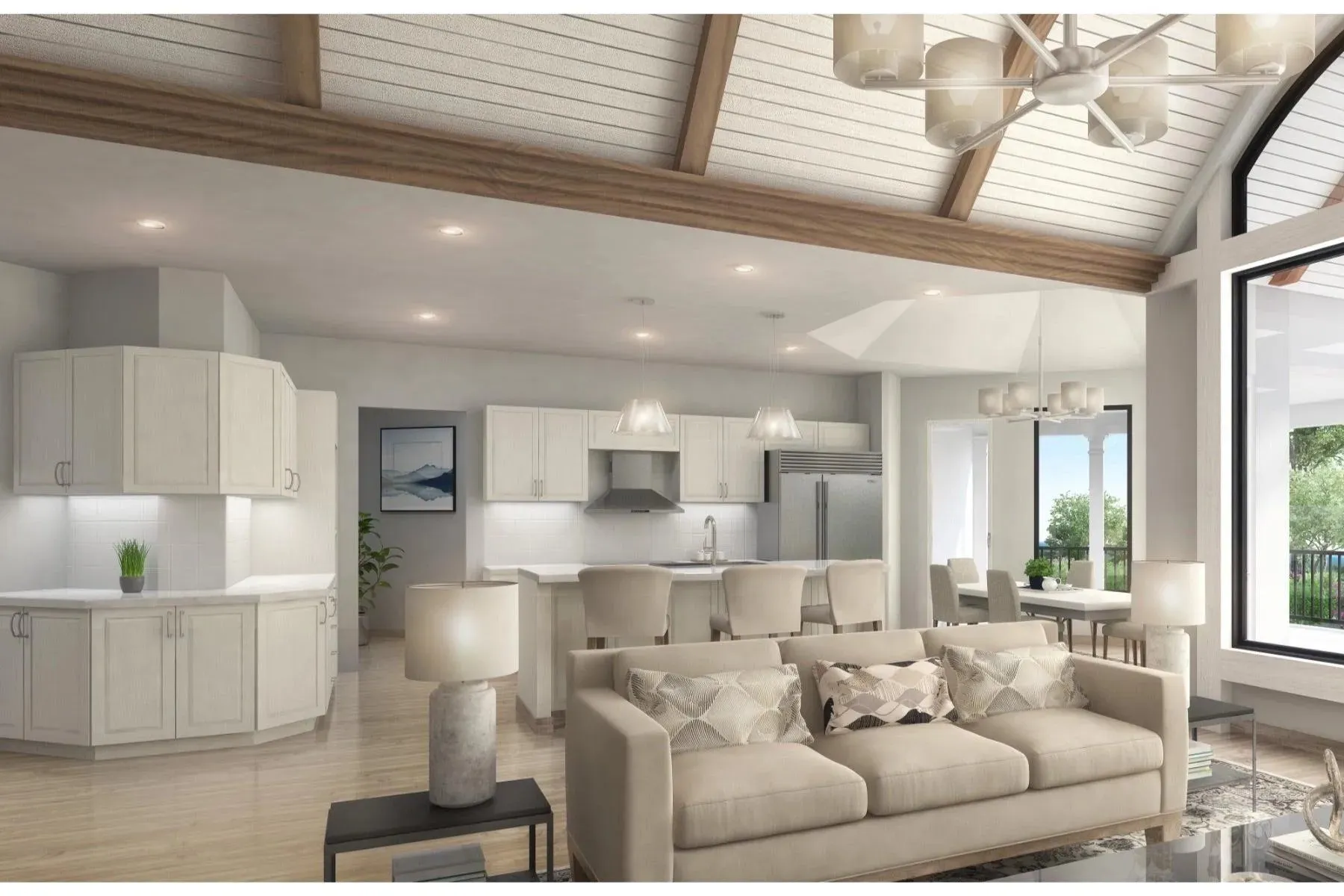 Elegant 4-Bedroom Home Plan with Spacious Basement and Brick Exterior
