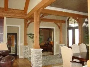 Elegant 4-Bedroom Home Plan with Spacious Basement and Brick Exterior