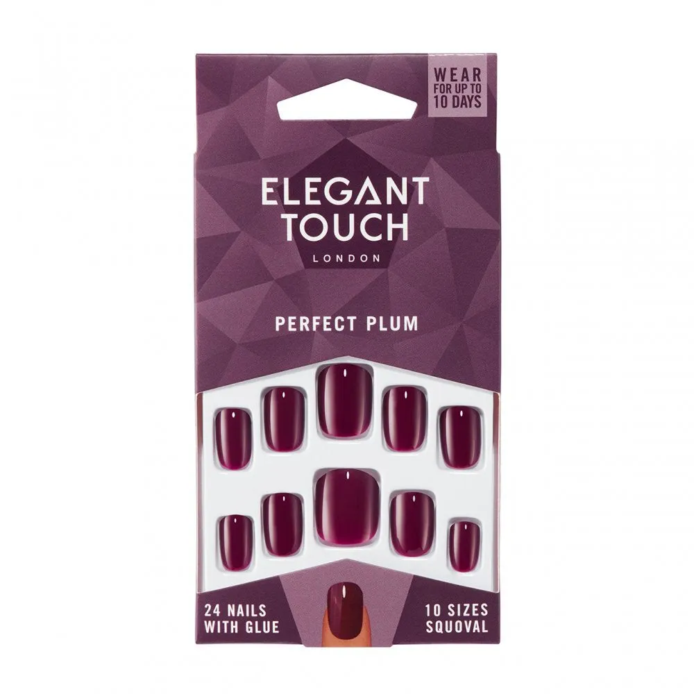 Elegant Touch Core Colour Nails Perfect Plum