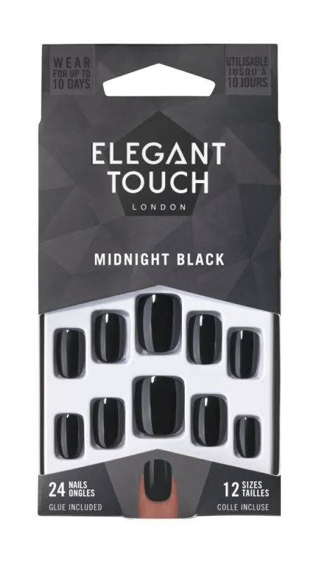 Elegant Touch Nails Midnight Black