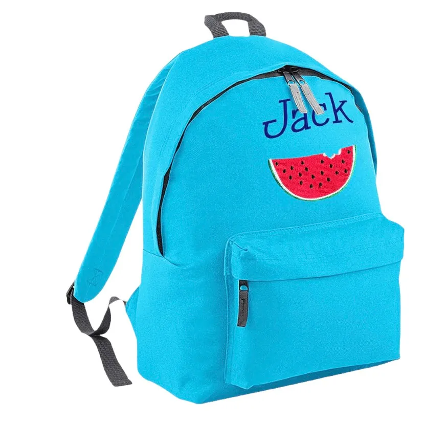 Embroidered Rucksack - Watermelon