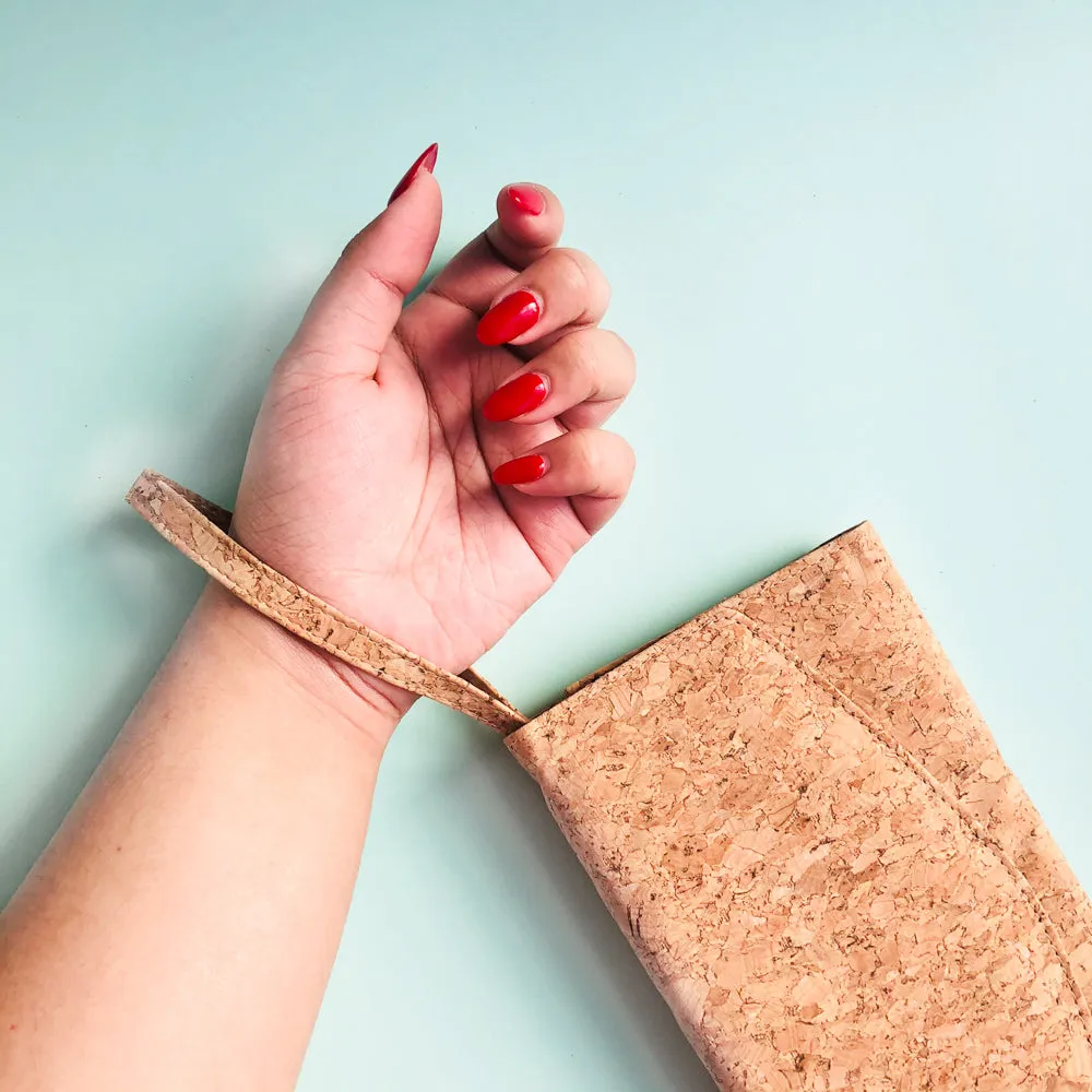 Emma Long Cork Wallet in Classic