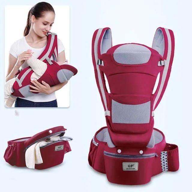 Ergonomic Baby Carrier Infant Baby Hipseat Carrier Front Facing Kangaroo