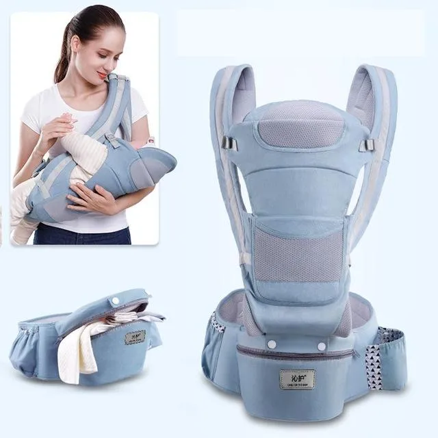 Ergonomic Baby Carrier Infant Baby Hipseat Carrier Front Facing Kangaroo
