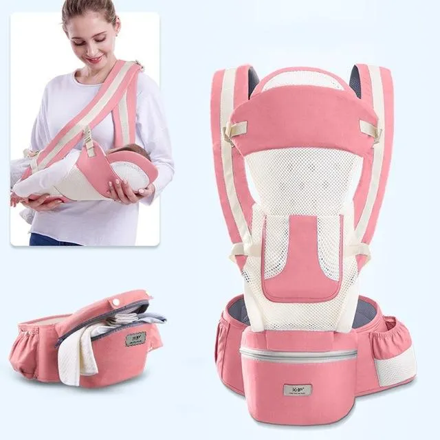 Ergonomic Baby Carrier Infant Baby Hipseat Carrier Front Facing Kangaroo