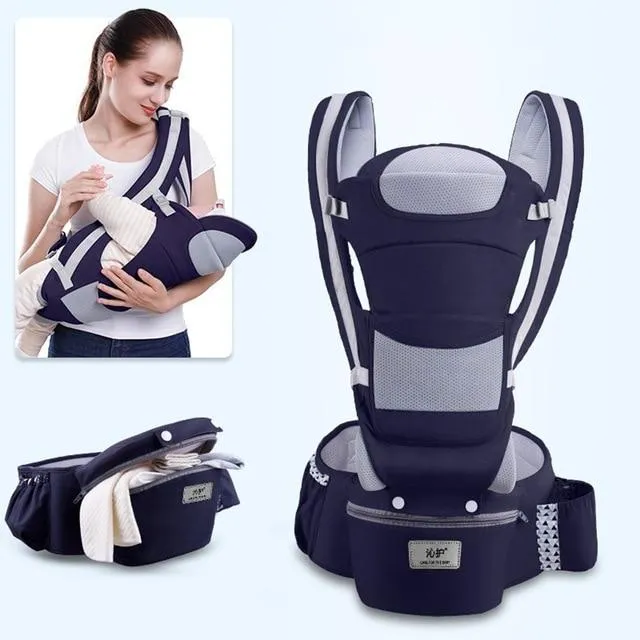 Ergonomic Baby Carrier Infant Baby Hipseat Carrier Front Facing Kangaroo