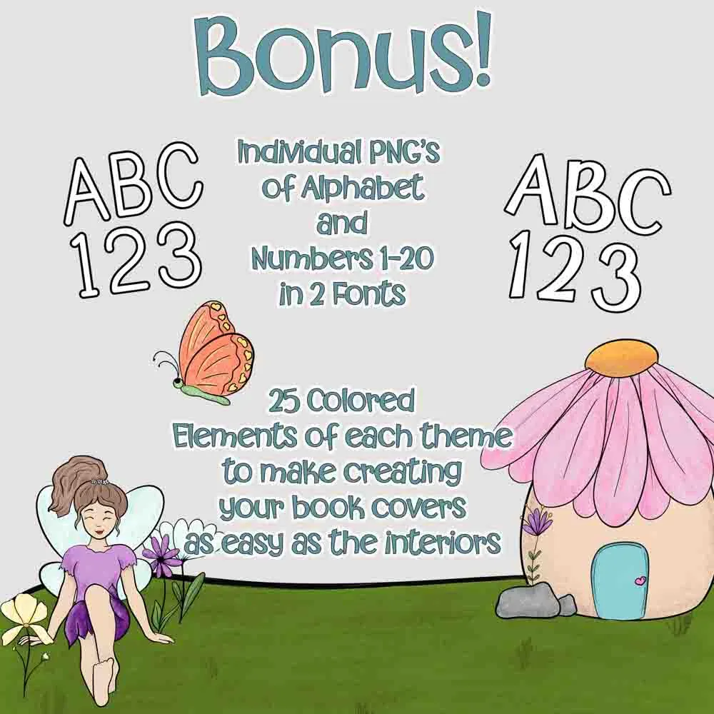 Fairies and Butterflies Scene Creator Set