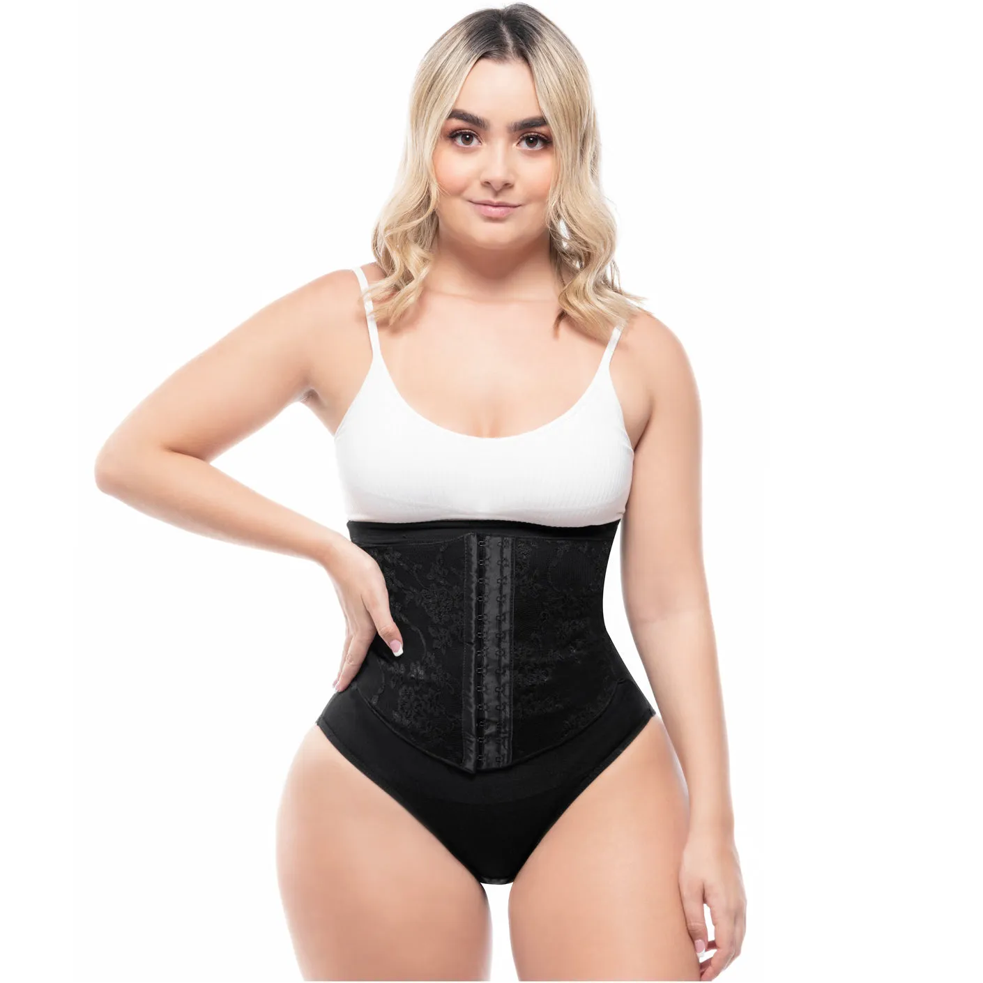 Fajas Colombianas High Waist Tummy Control Daily Use Panties Sonryse 182