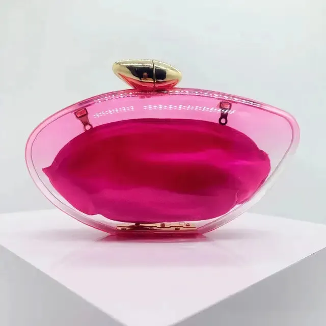 Fashion Transparent Acrylic Clutch Bag