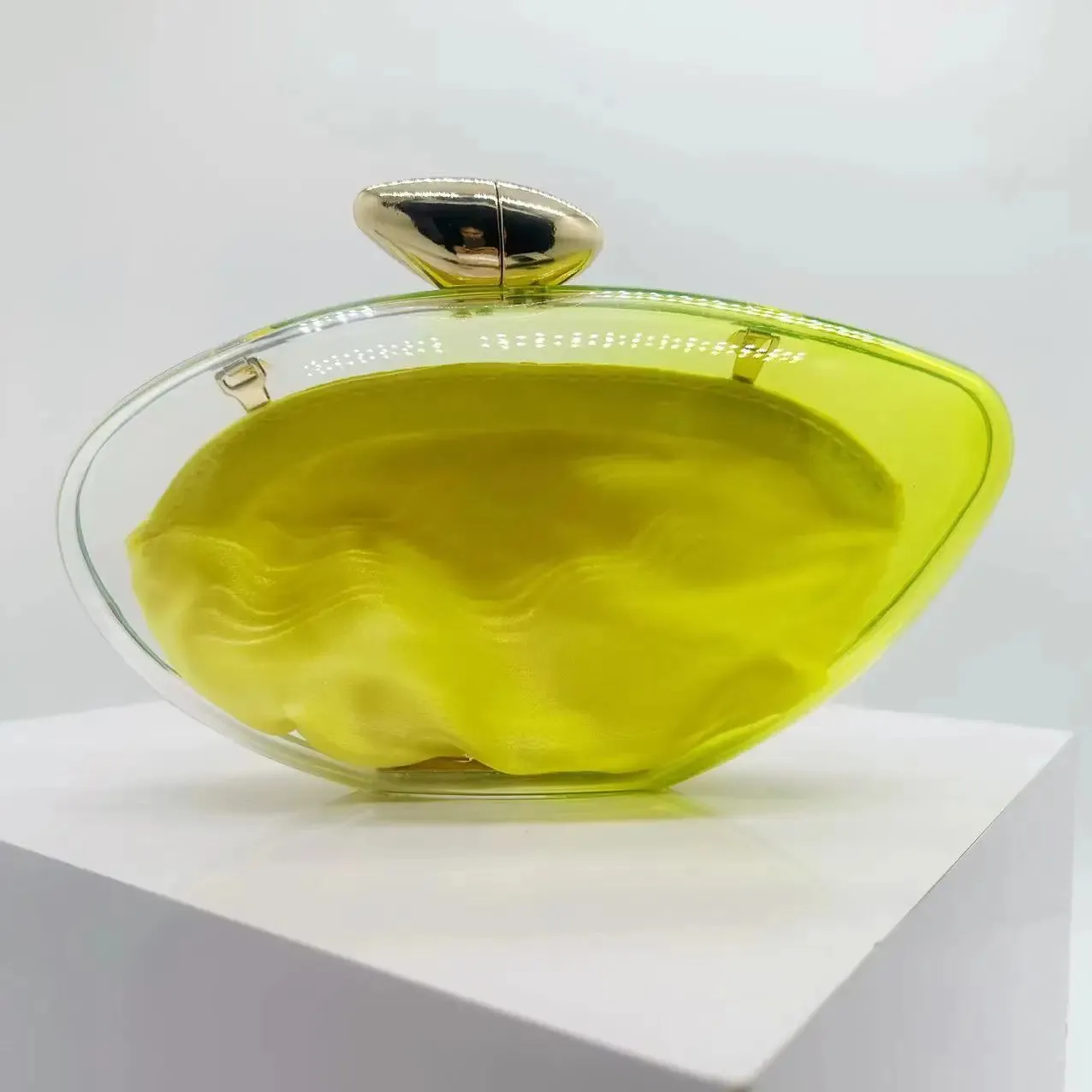 Fashion Transparent Acrylic Clutch Bag