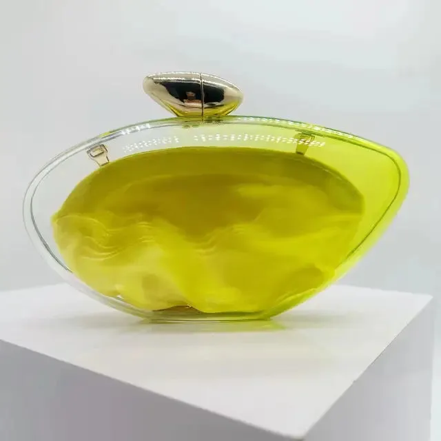 Fashion Transparent Acrylic Clutch Bag