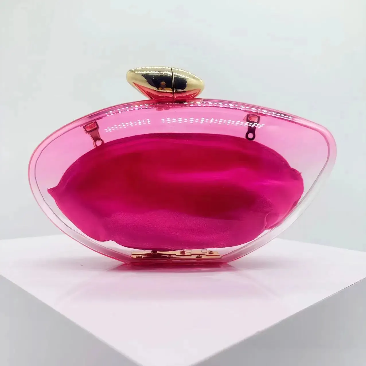 Fashion Transparent Acrylic Clutch Bag