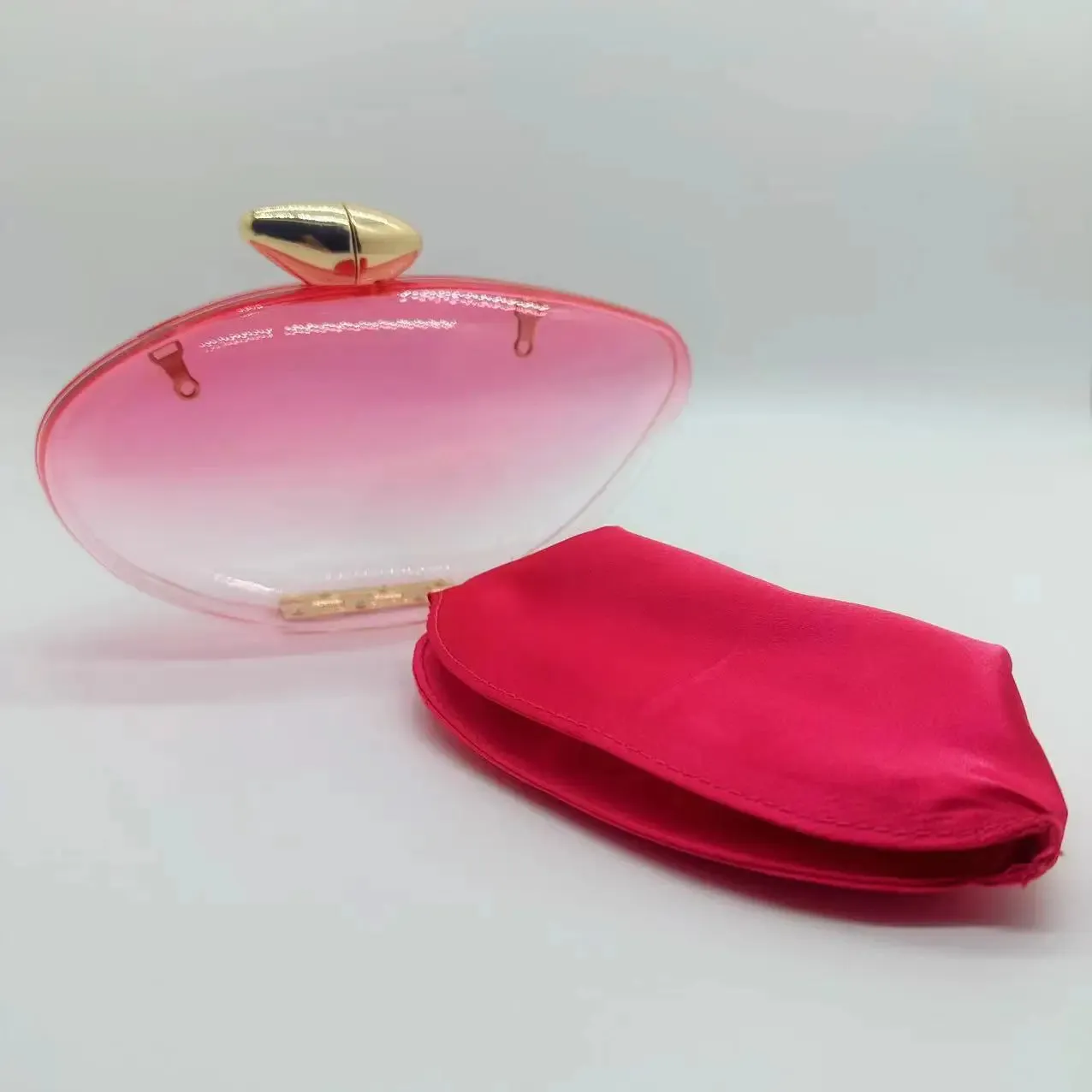 Fashion Transparent Acrylic Clutch Bag