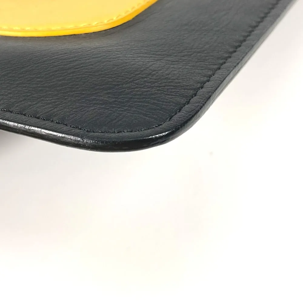 FENDI Clutch bag 7N0078 leather black monster Women Used