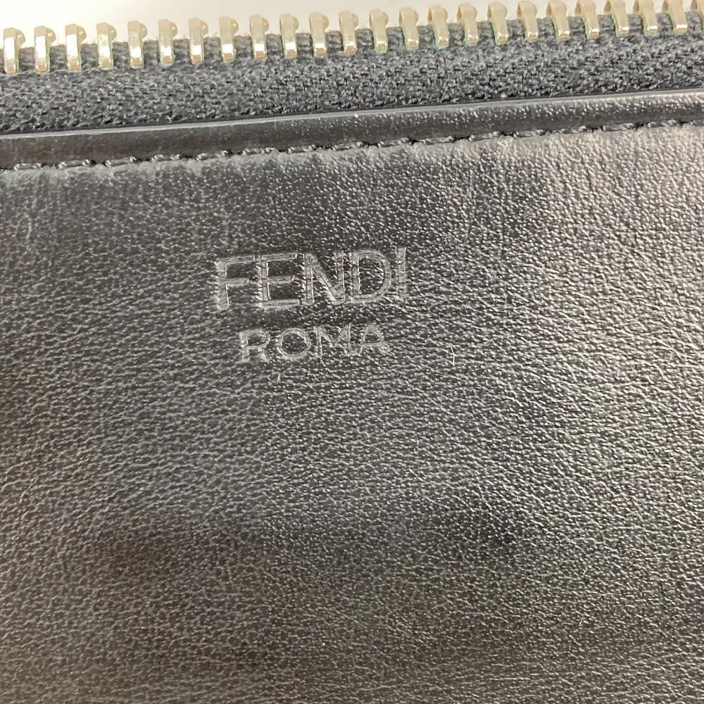 FENDI Clutch bag 7N0078 leather black monster Women Used