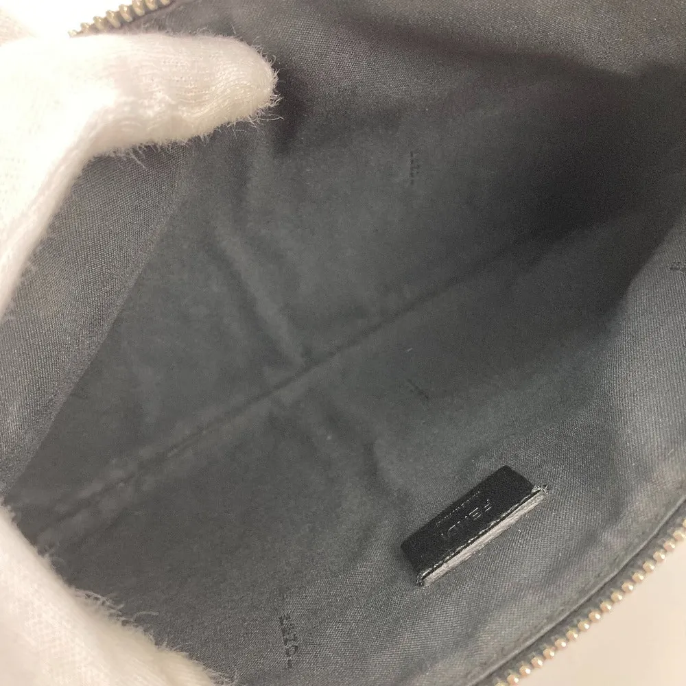 FENDI Clutch bag 7N0078 leather black monster Women Used