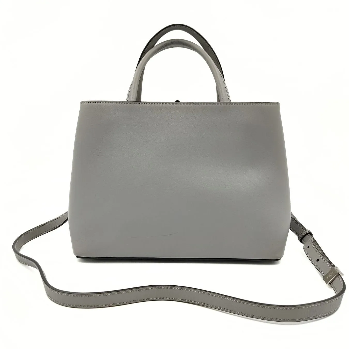Fendi Fendi 2Jours shoulder bag in gray leather - '10s
