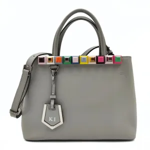 Fendi Fendi 2Jours shoulder bag in gray leather - '10s