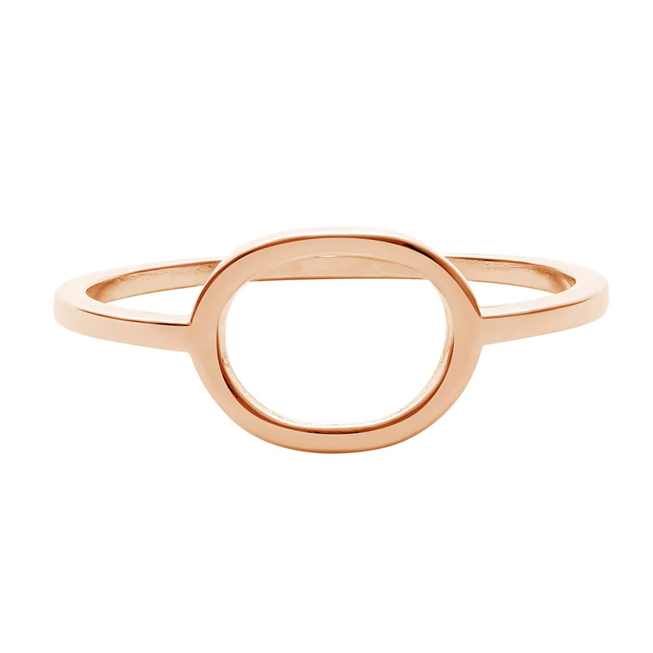 FJ0242 925 Sterling Silver Circle Ring
