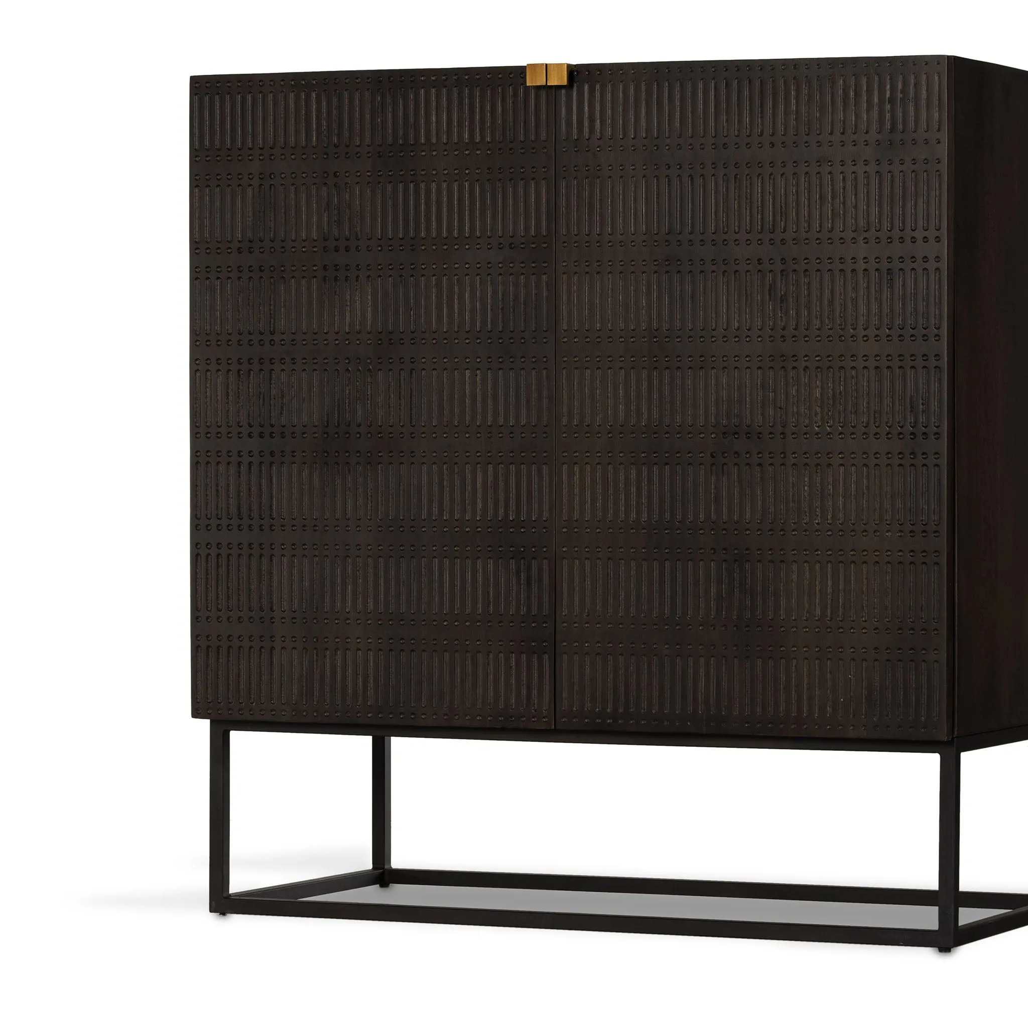 Four Hands Kelby Bar Cabinet - Vintage Brown