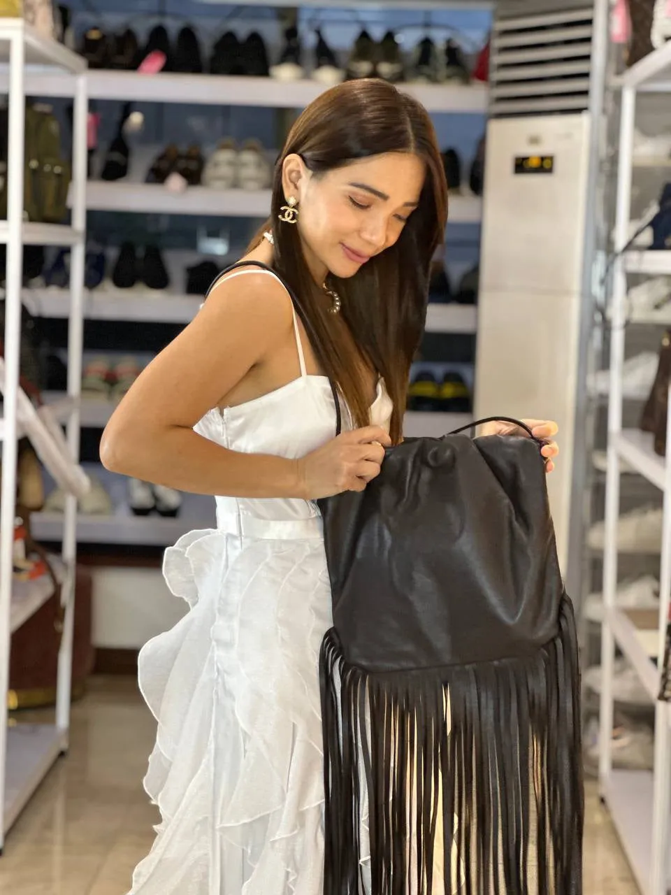 Fringe Pouch Bag