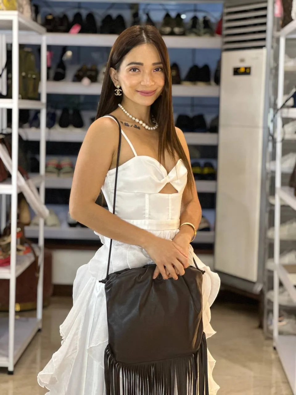 Fringe Pouch Bag