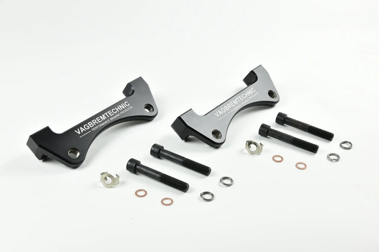 Front 2-Piece 362x32mm Disc & Caliper Carrier Kit - Allows Fitment of 4 Piston TTRS/RS3 Brembo Calipers (DI0003)  (Audi/SEAT/SKODA/VW)