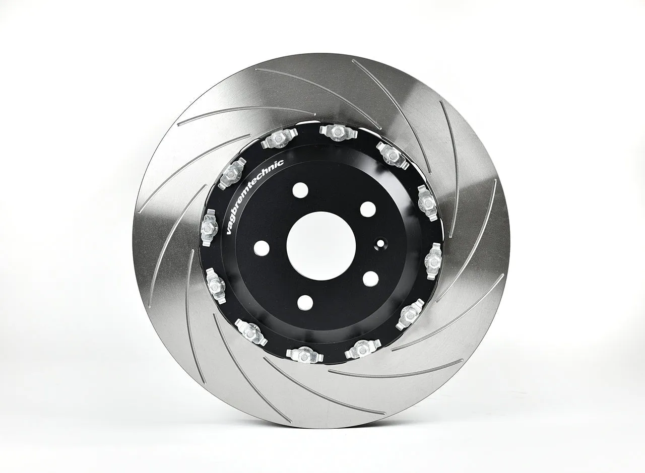 Front 2-Piece 362x32mm Disc & Caliper Carrier Kit - Allows Fitment of 4 Piston TTRS/RS3 Brembo Calipers (DI0003)  (Audi/SEAT/SKODA/VW)