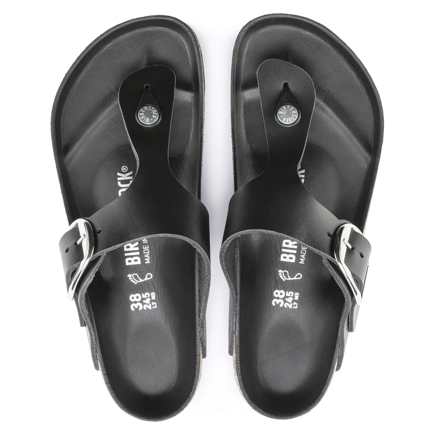 Gizeh Big Buckle : Black Oiled
