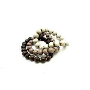 Great Grey Bracelet Stack