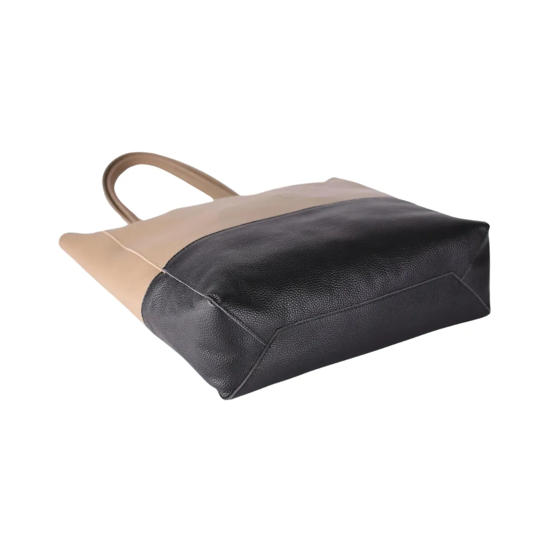 Handmade Full Grain Leather Shopper Tote Bag