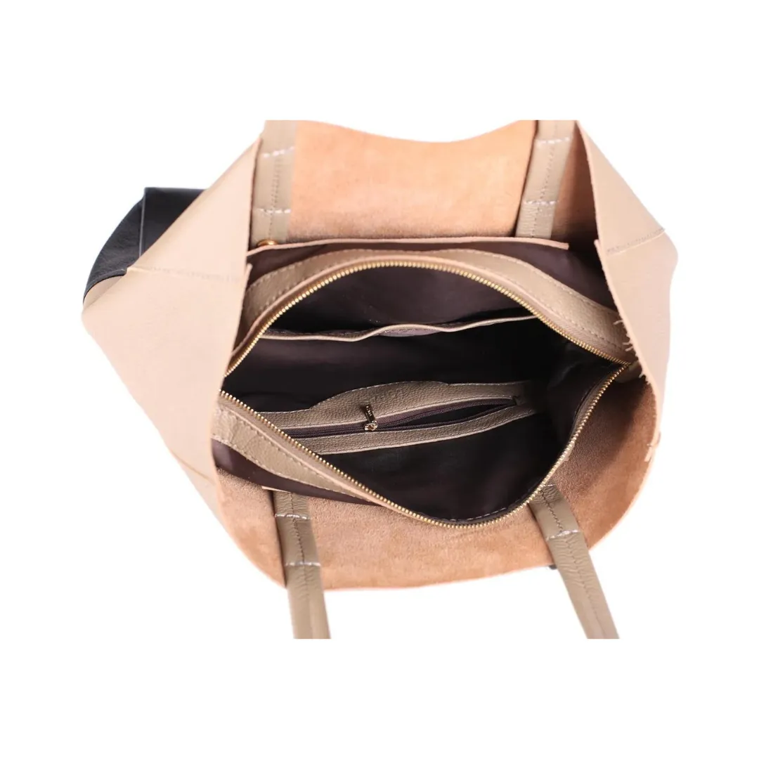 Handmade Full Grain Leather Shopper Tote Bag