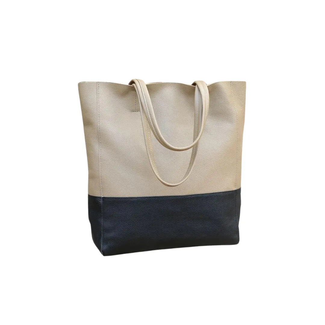Handmade Full Grain Leather Shopper Tote Bag
