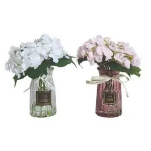 Hydrangea Vase 8.5x27cm - 2 Asst - 1 Sent