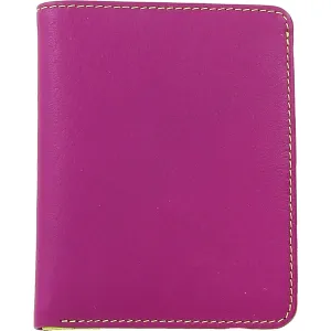 ili New York Euro Size Wallet Orchid/Pear Leather