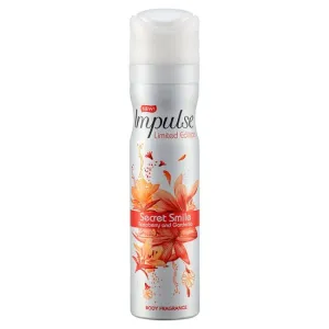 Impulse Ladies Deodorant Body Spray Secret Smile 75ml - Case of 6