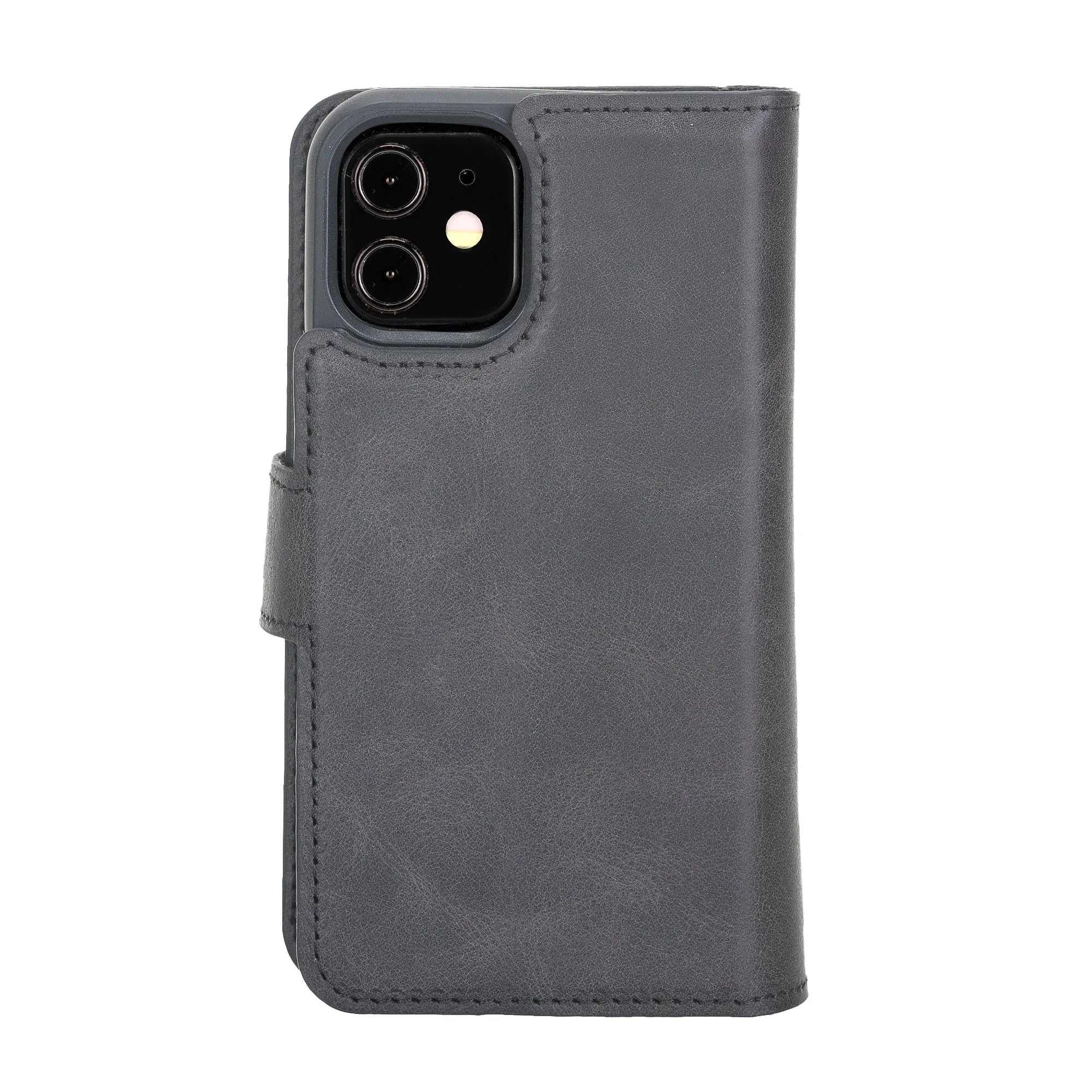 iPhone 12 Mini Leather Dual Wallet Case