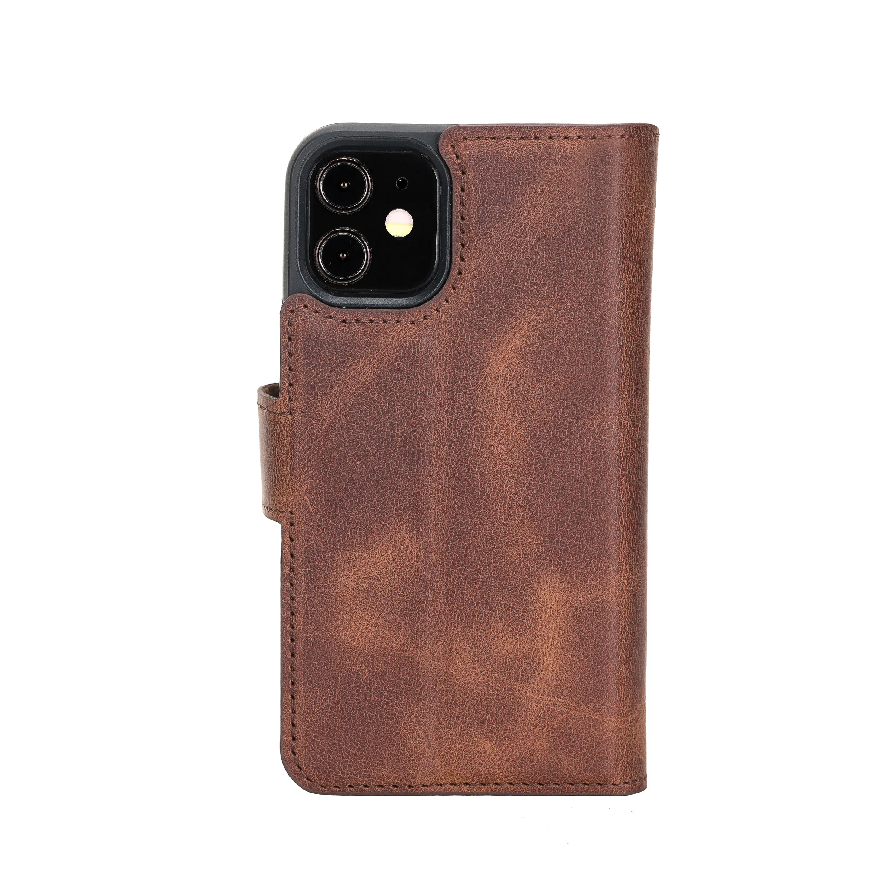 iPhone 12 Mini Leather Dual Wallet Case