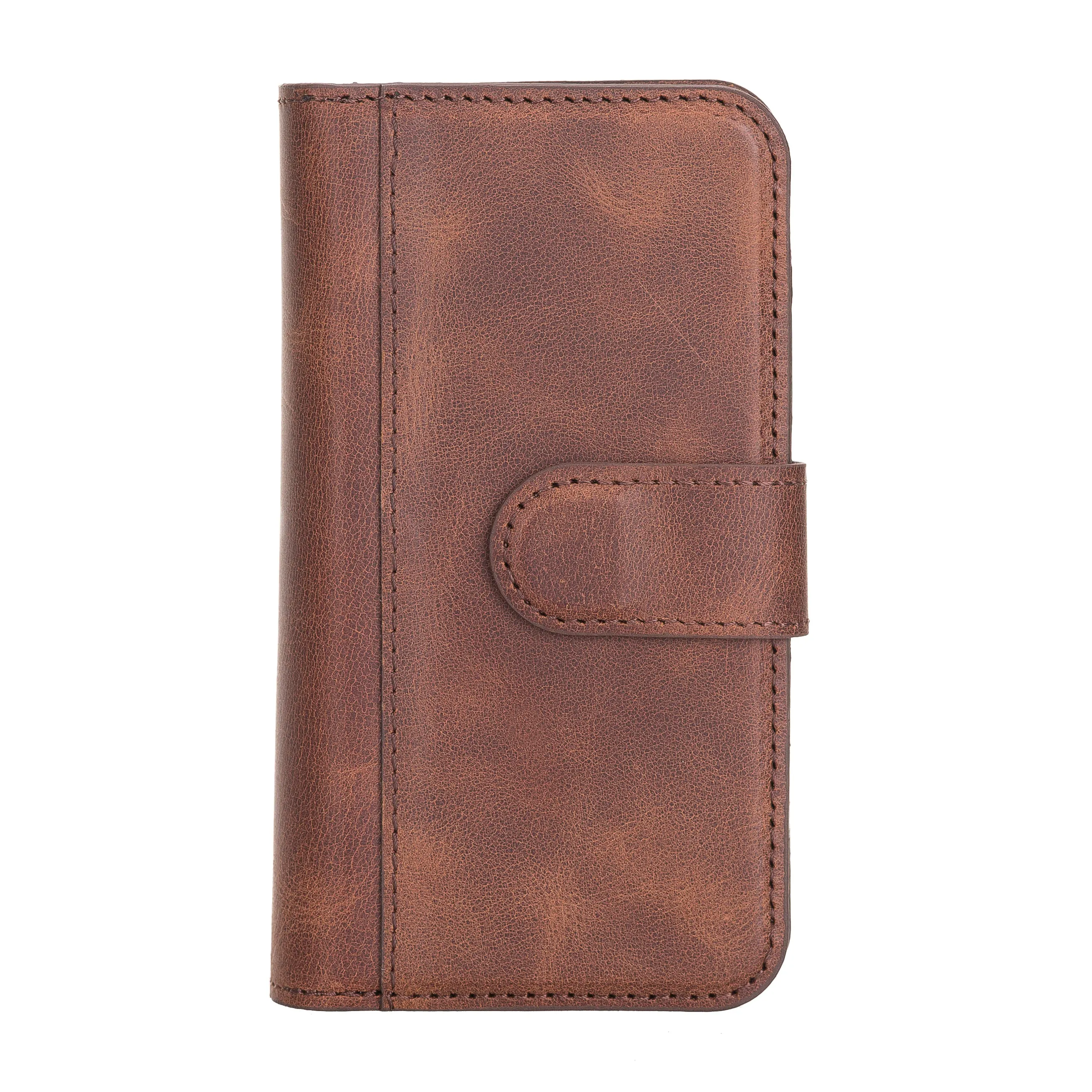 iPhone 12 Mini Leather Dual Wallet Case
