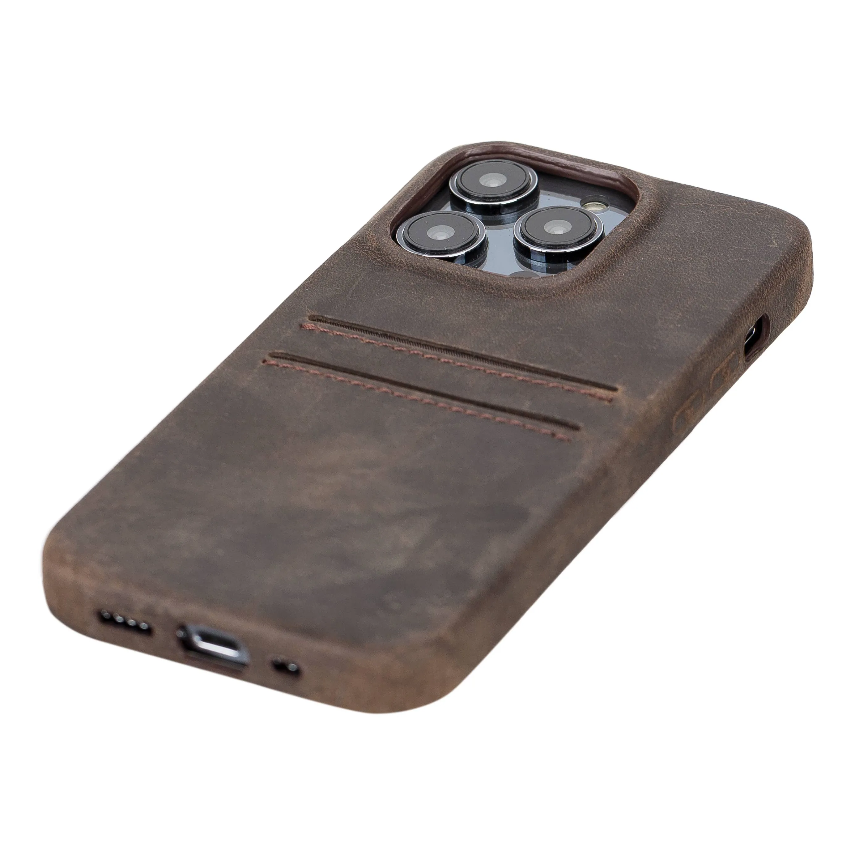 iPhone 14 Pro Leather Snap-on wallet case