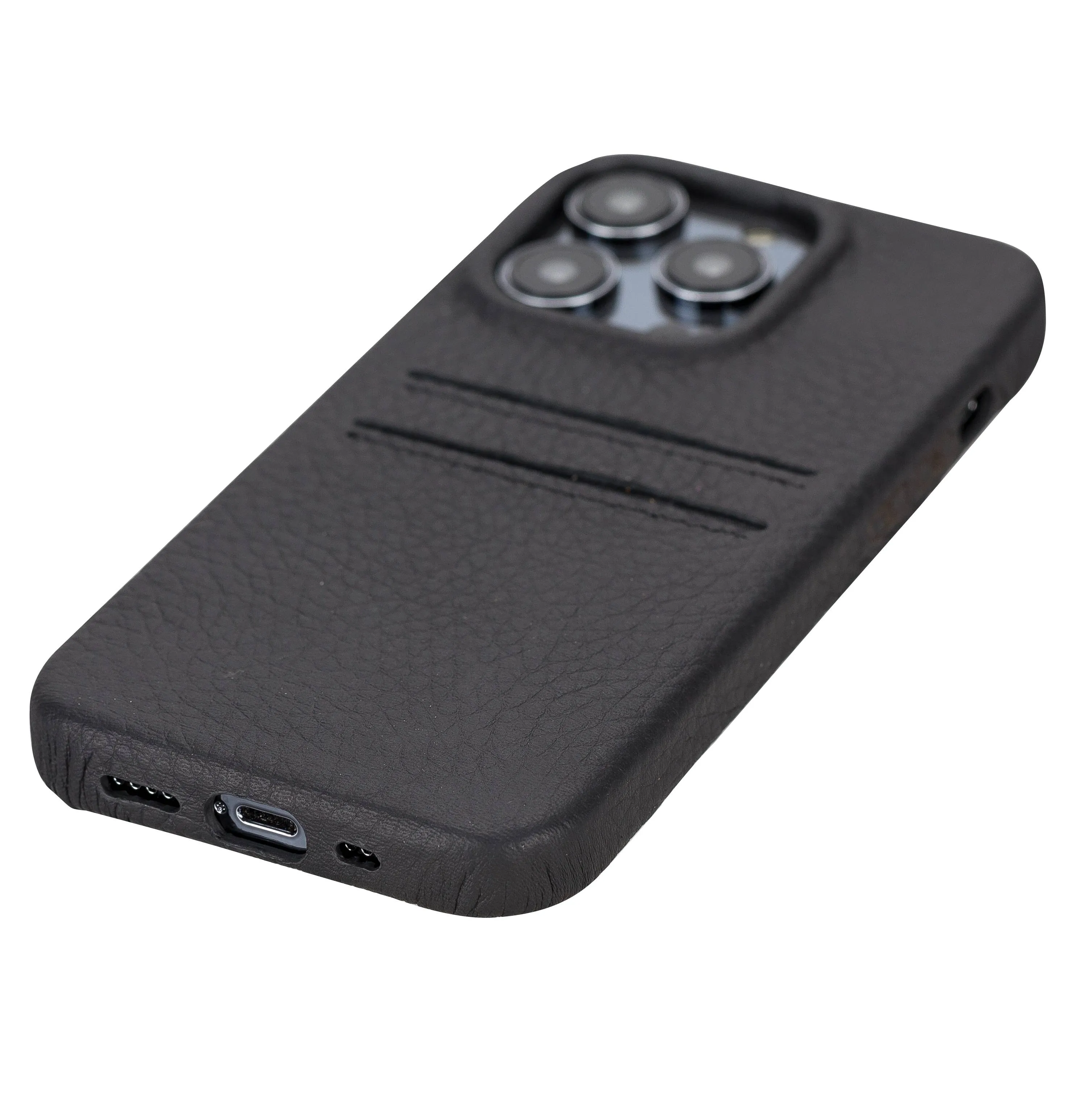 iPhone 14 Pro Leather Snap-on wallet case