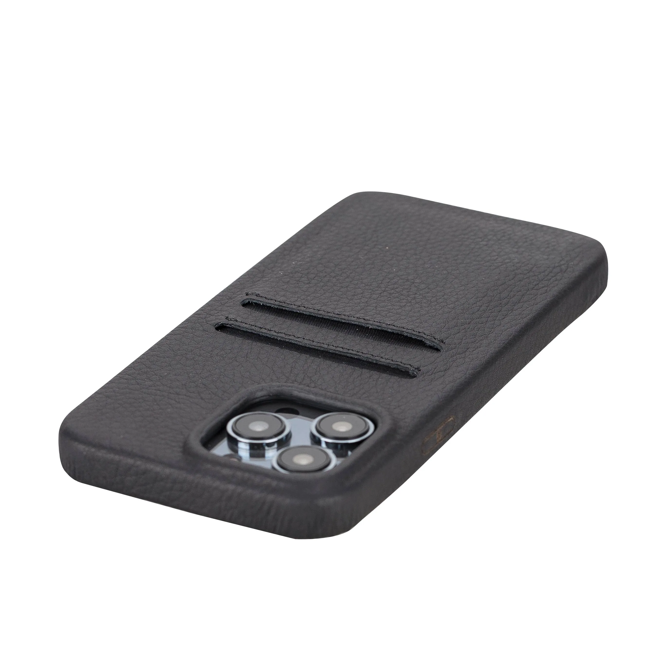 iPhone 14 Pro Max Leather Snap-on wallet phone case