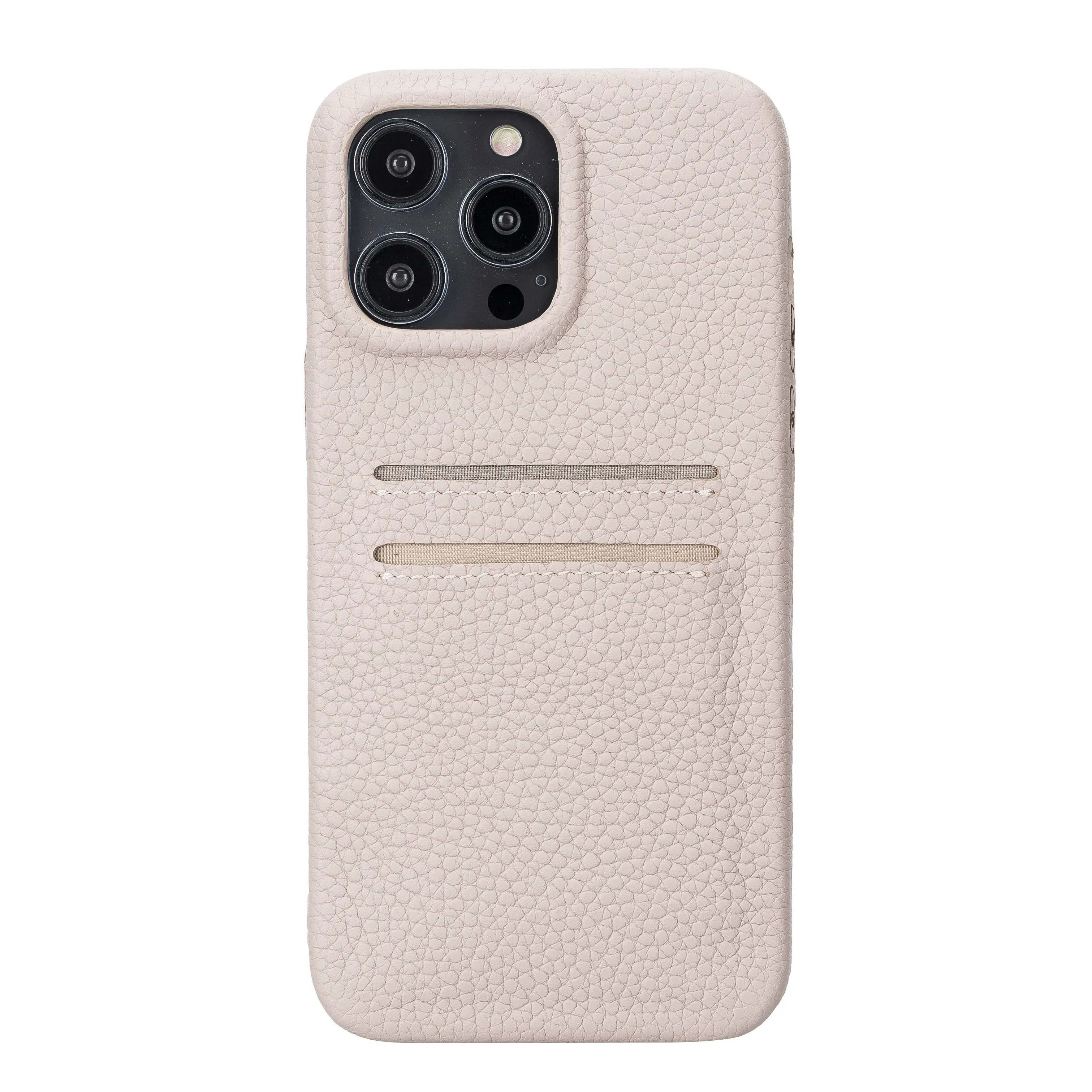 iPhone 14 Pro Max Leather Snap-on wallet phone case