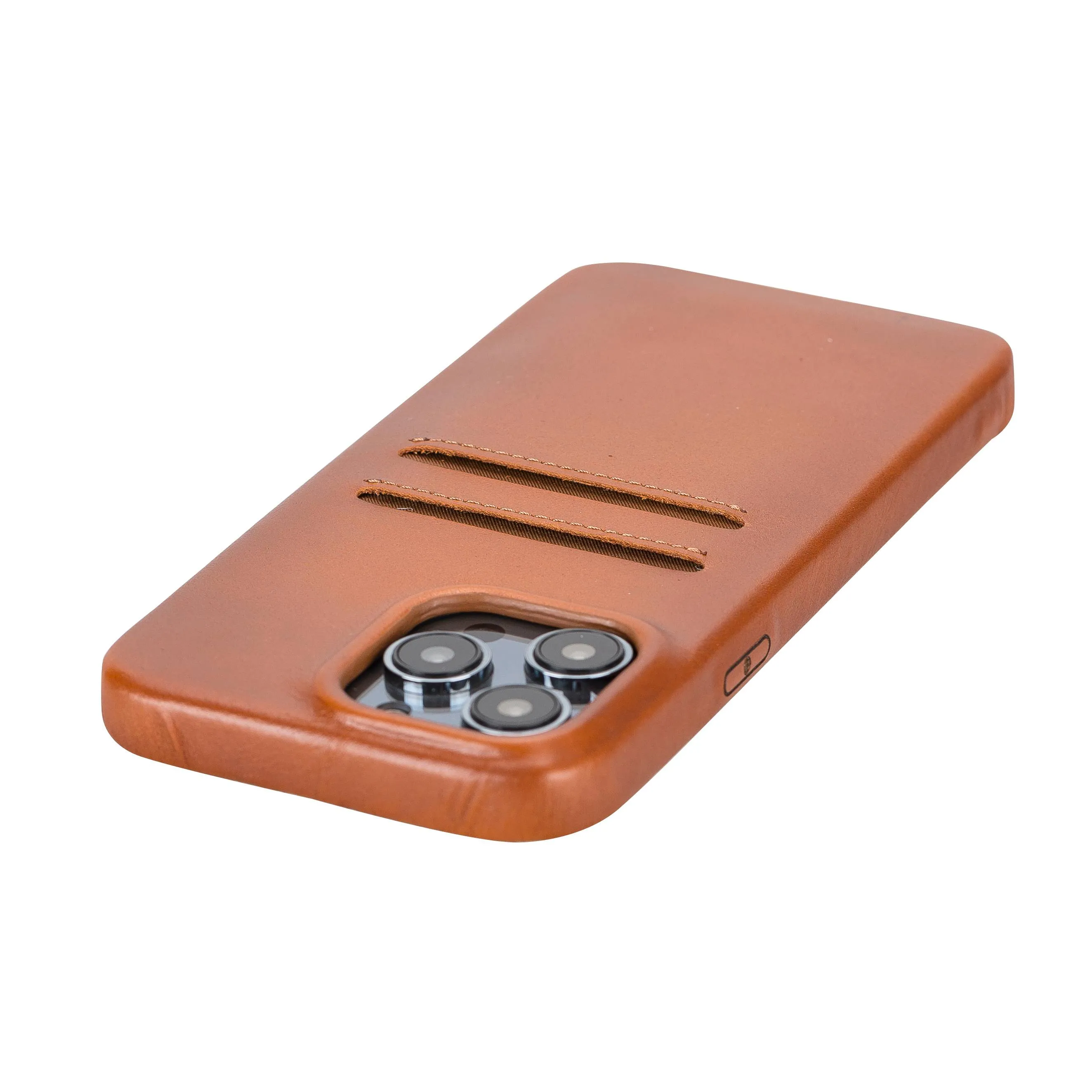 iPhone 14 Pro Max Leather Snap-on wallet phone case