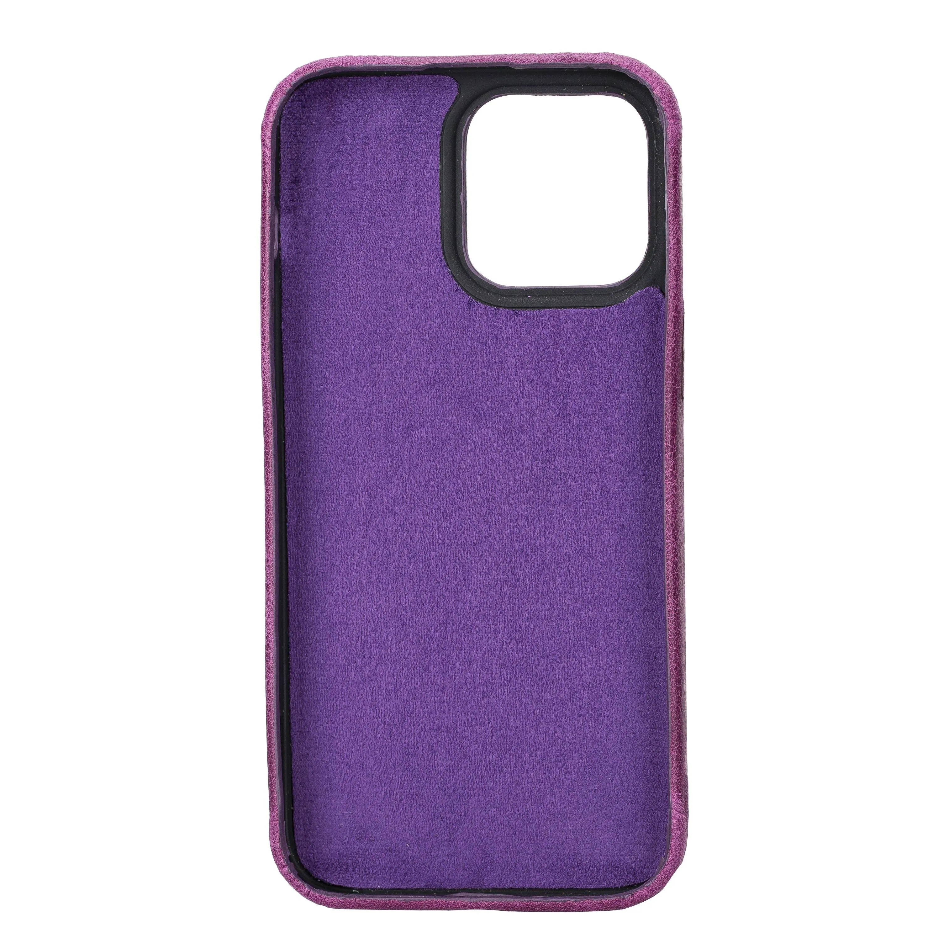 iPhone 14 Pro Max Leather Snap-on wallet phone case