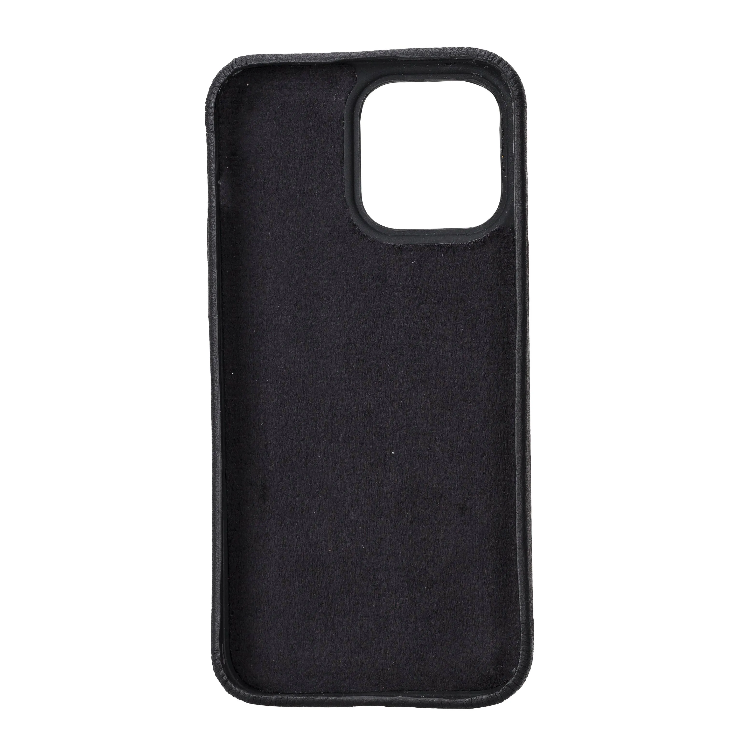 iPhone 14 Pro Max Leather Snap-on wallet phone case