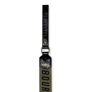 Jacquard Dog Lead - Olive