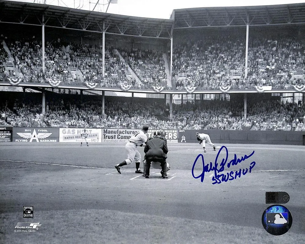 Johnny Podres Signed And Inscribed 1955 WS MVP 8x10 (AIV)