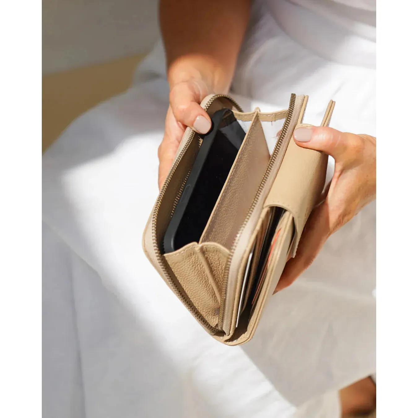 Jorja Black Leather wallet #blw2