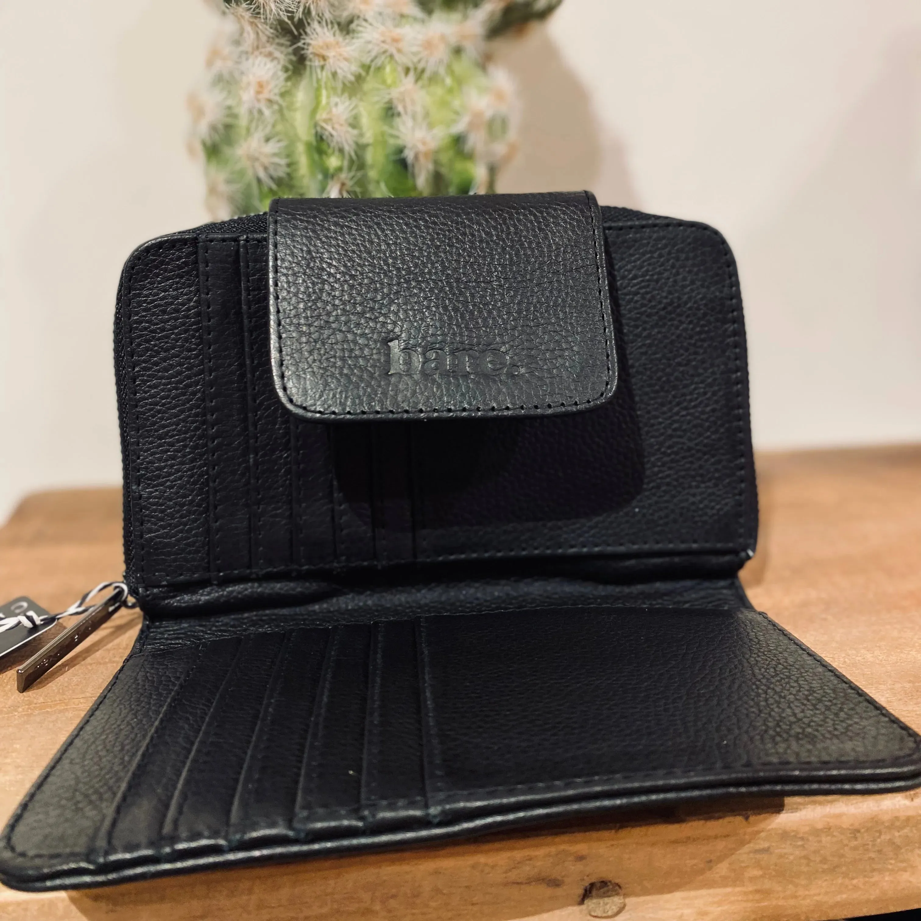 Jorja Black Leather wallet #blw2
